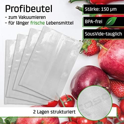 Miniatura 8 de Caso Germany 25-Piece sellador al aspiradora bolsas Transparente