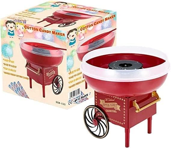 Cotton Candy Machine for Kids, Nostalgia Cotton Candy Maker, Homemade Sweets for Birthday Parties, Children's Day, Christmas Day and Wedding