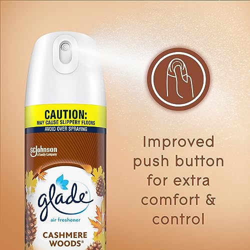Glade Air Freshener Room Spray, Cashmere Woods, 8.3 oz, 6 Count - image 9