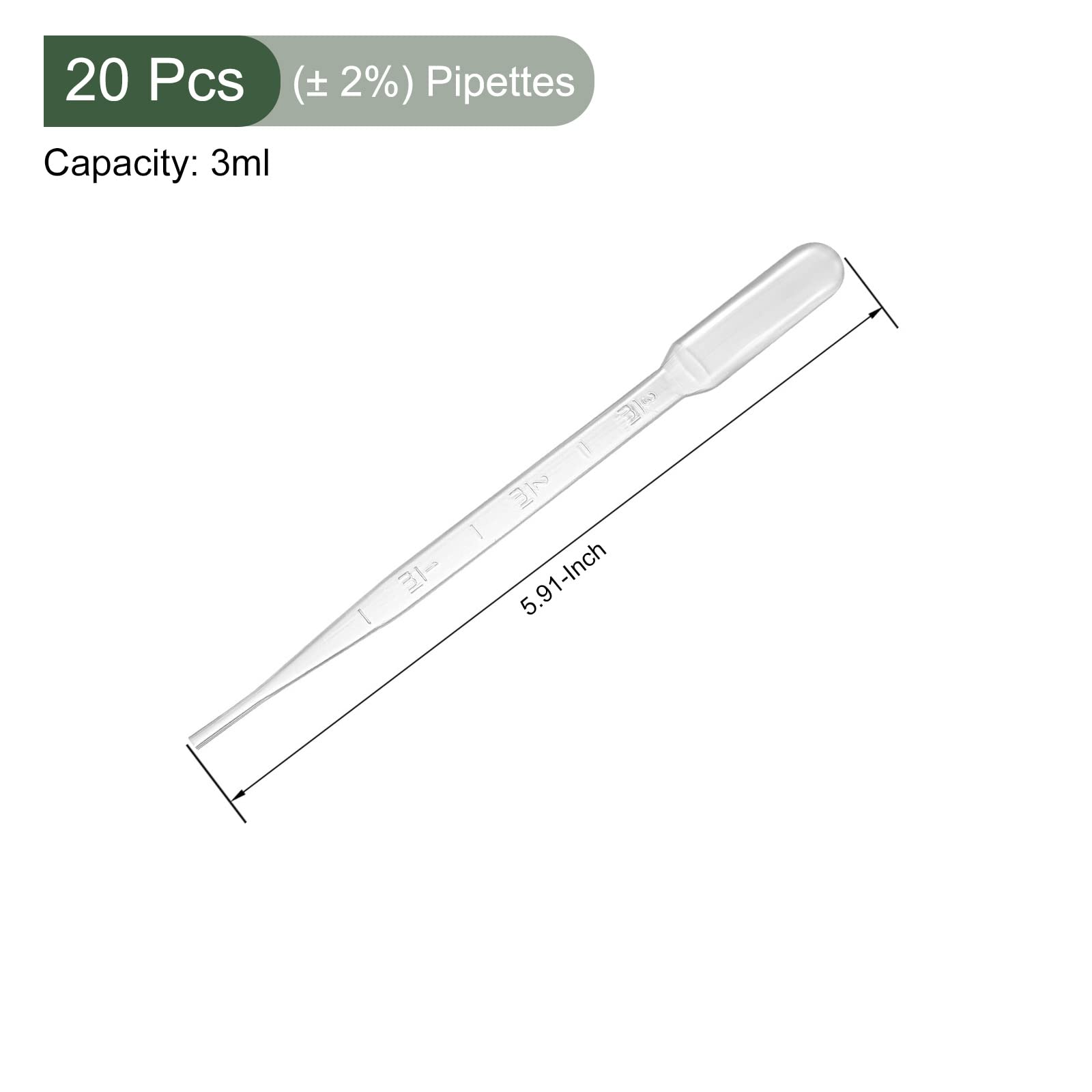 Cole-Parmer Essentials Economic Transfer Pipette, 1.2 mL, General Purpose; 500/Box