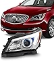 AKKON - For 14-16 Buick LaCrosse Driver Left Side [Halogen Type Only] LED DRL Projector Headlight