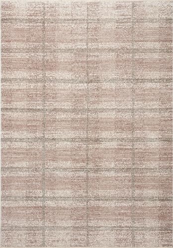 Image of Loloi Angela Rose Ember Clay /Mist 11'-6 inch x 15'-7 inch Area Rug | EMB-06 Approx. 11x16 Pink Living room Dining room Bedroom, Modern, Timeless, Neutral, Area Rug