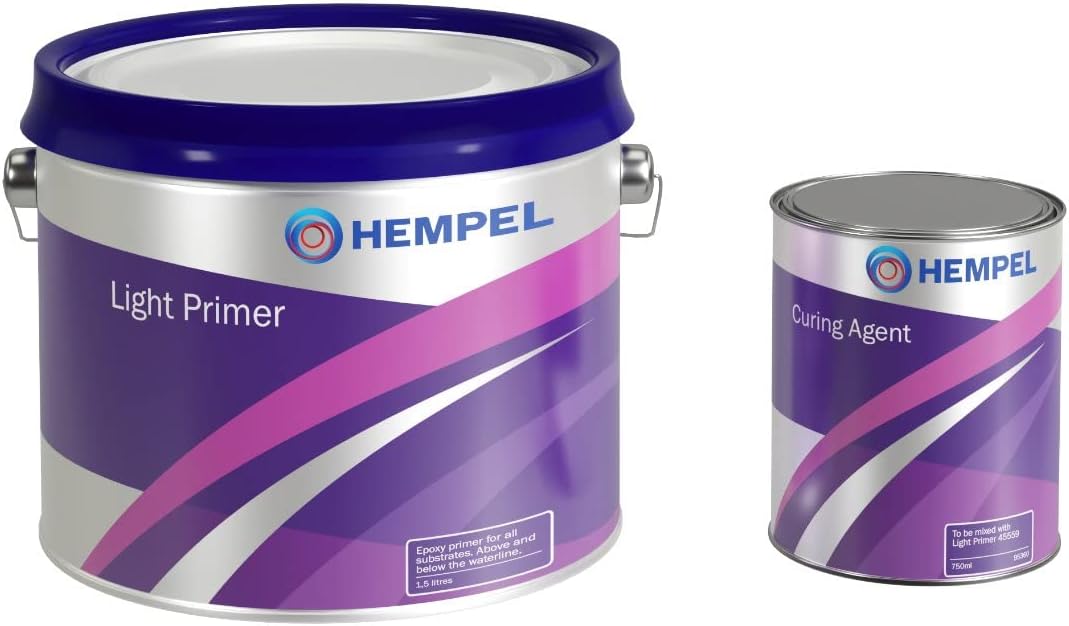 Hempel Epoxy Primer Undercoat Light Primer Stone Grey 2.25L Boat