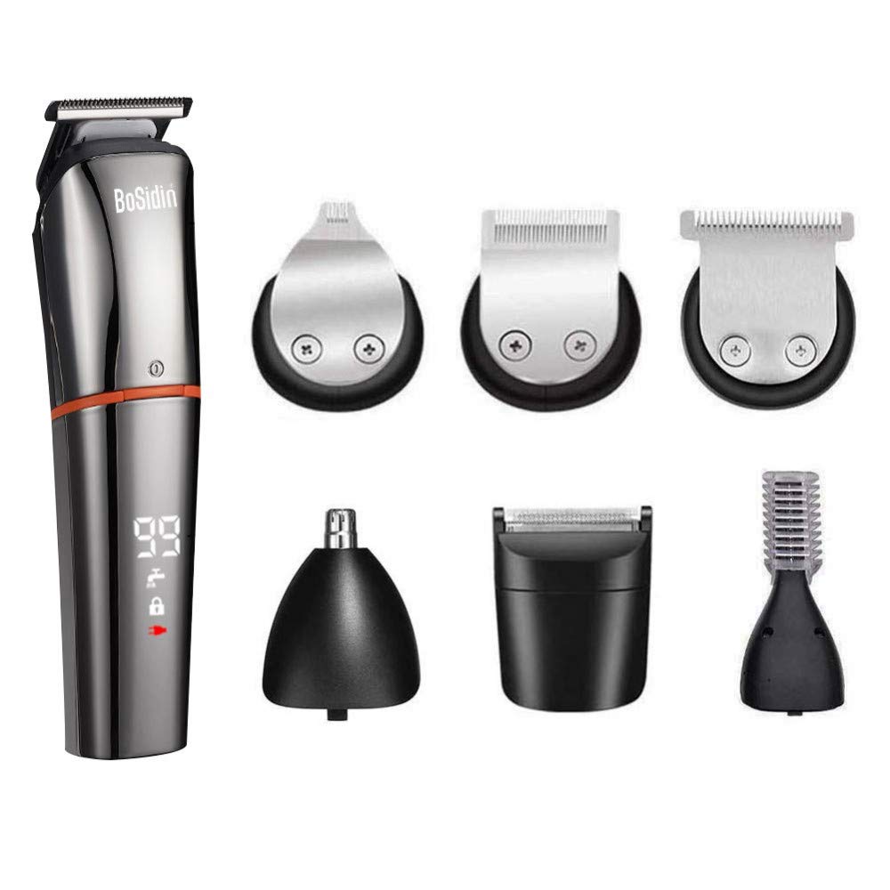 BoSidinC91 - Hair Trimmer for Men | Body, Face, Nose Trimmer for Men | 6 in 1 Trimmers for Men