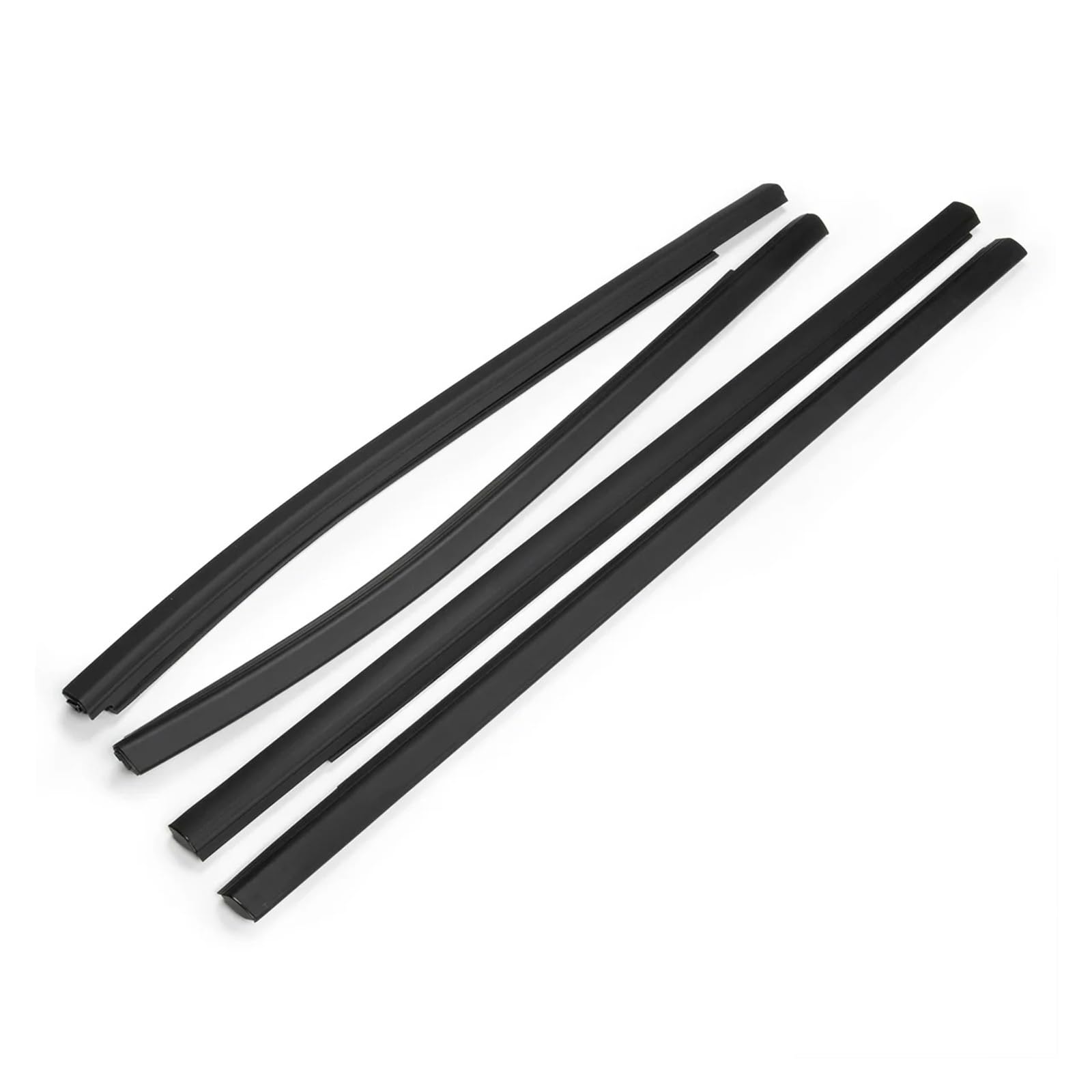 Sifusm One Color Rubber Seal 4Pcs Ab3926201a39ae For For Ranger 2012-2021 Side Door Glass Rubber Belt Moulding Trim Sealing Window Outer Weatherstrip Strip