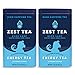 Energy Tea (2-Pack) - High Caffeine Blue Lady Black Tea - 150 Mg Of Caffeine Per Bag (32 Sachets)