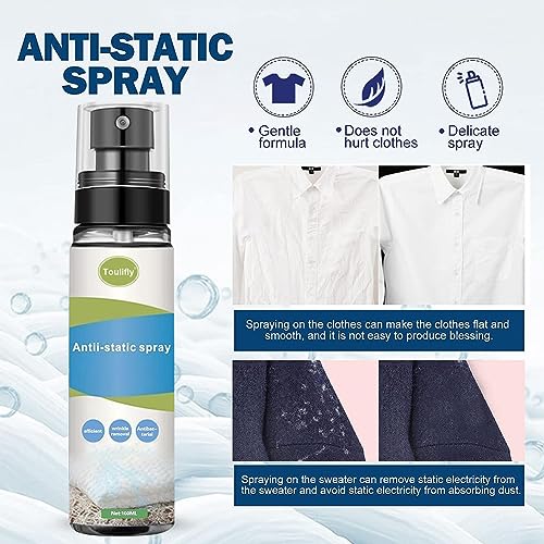 Antistatisches Spray für Kleidung, Auto und Textilien – schnelle Wirkung, 100 ml