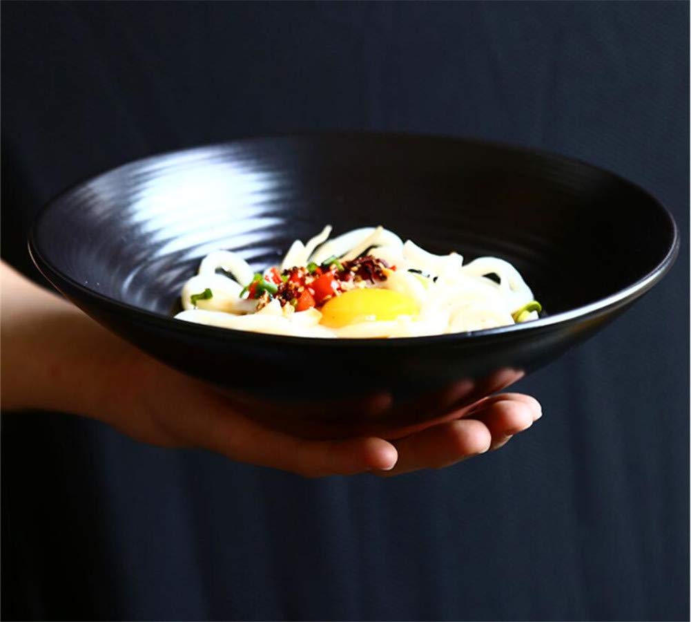 Ramen ceramiczna miska do serwowania, duża japońska salaterka, ceramiczne naczynia do serwowania, miska do mieszania przekąsek, imprez, płatków śniadaniowych, makaronu