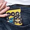 LOKLNEYK Vinyl Records And Tapes Wallet Bifold Passcase Slim Wallet Leather Compact Credit Card Holder Front Pocket Cash Purse #4