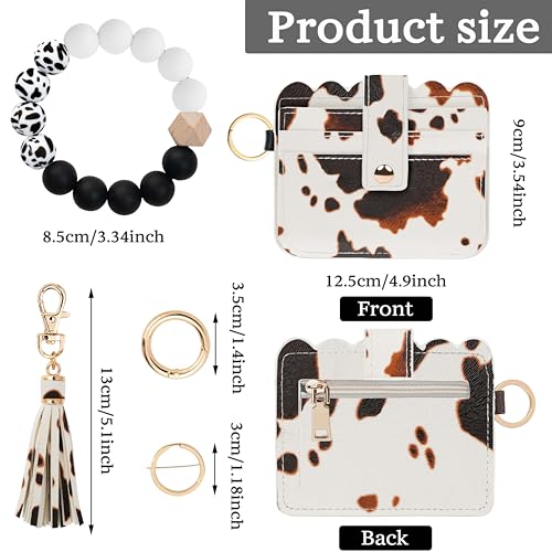 Image of Wristlet Wallet for Women with Keychain - RFID Card Holder Small Wallet Wristlet with Key Ring