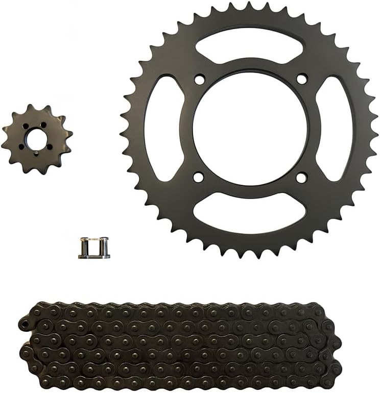 428 Motorcycle Sprocket and Chain Kit compatible with Honda CRF125F 2014-2024 (does not fit FB model)