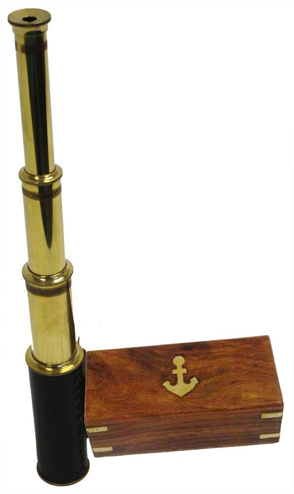 Messing-Teleskop mit Anker, 38,1 cm