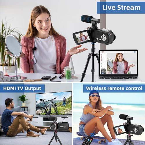 Caméscope 4K double objectif pour capturer l'émotion de chaque instant en 64 MP - 6