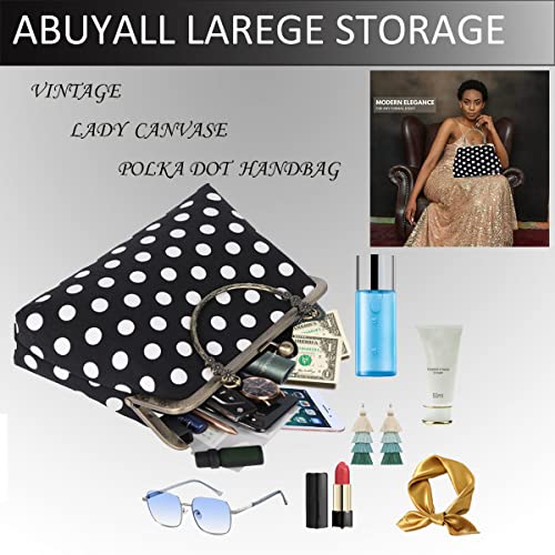 Image of Evening Bag Vintage Purse Kiss Lock Purses and Handbags for Women Formal
