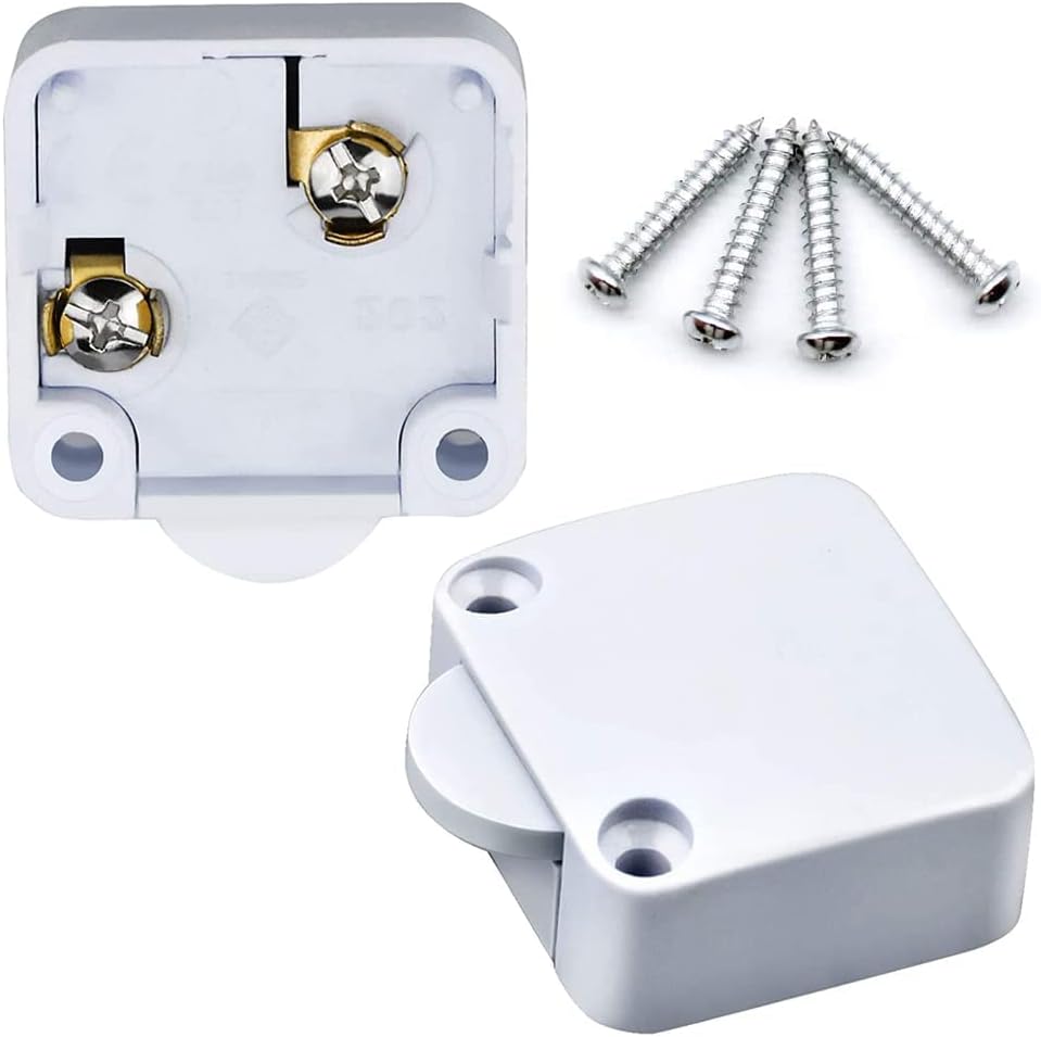 Electronic Spices Wood Mech Wardrobe Cabinet Door Switch On/Off Light ...