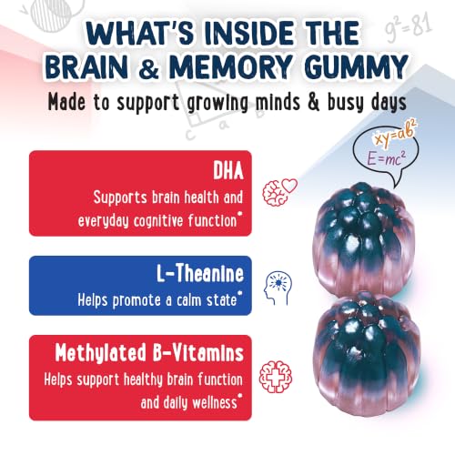 Oh My Chewy Center-Filled Brain and Focus Gummies