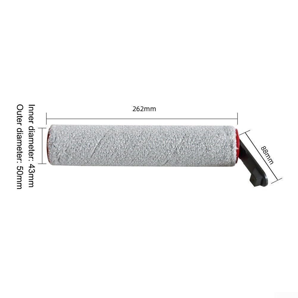 Spazzola a rullo in microfibra di ricambio per Dreame H15 Pro, H15 Mix, H12 Pro FlexReach e per lavapavimenti mova X4 Pro, accessorio per la pulizia di legno duro per pavimenti in marmo laminato