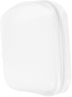 Luxshiny 40 Crianças CD Titular Caso Dvd Casos Organizador CD Organizador Caso Rosa Pastas Sunvisor Carteira Com Zíper Caso De Plástico Rígido Organizador Saco Claro Acessórios Do Carro