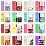 LA BELLEFE Wax Melts 16 Pack - Fall Scented Wax Cubes in Winter Cedar, Pumpkin Apple & Cinnamon, Coconut & Vanilla, Fresh Linen, Lavender & Rose
