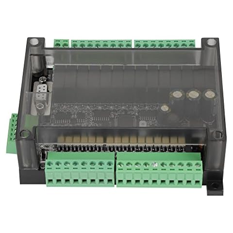 Bewinner Tablero de Control Industrial del PLC de FX1N-30MR DC24V Cover