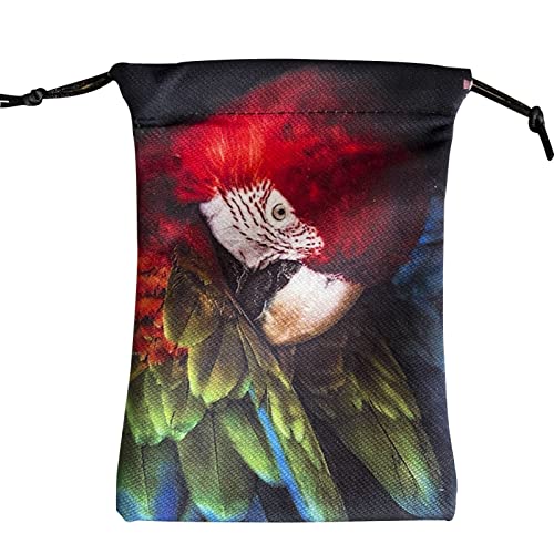 5 Pcs Jóias Sacos Com Cordão | Boljóias com cordão com padrão animal - Saco cartas tarô para dados,