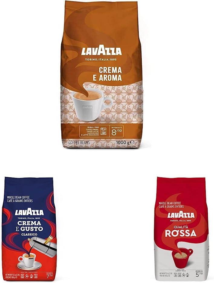 Lavazza Crema E Aroma Whole Bean Coffee Blend 2.2Pound Bag & Lavazza