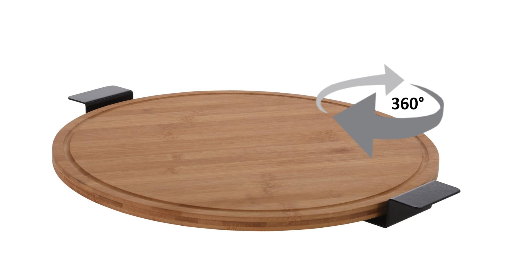 Plateau Tournant Continenta SALTO – Plateau De Service En Bois Pour Fromage, Idéal Apéro