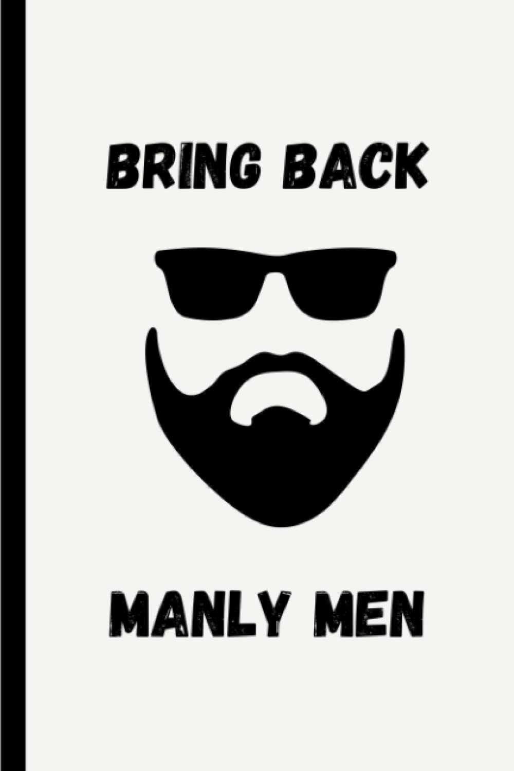 BRING BACK MANLY MEN BLACK/WHITE MIX (Spanish Edition
