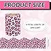 FYSUIMU 32.8 Ft Leopard Print Bulletin Board Border Pink Animal Spot Border Trim Self Adhesive Safari Animal Bulletin Board Stickers Roll for School Classroom Office Chalkboard Party Decor