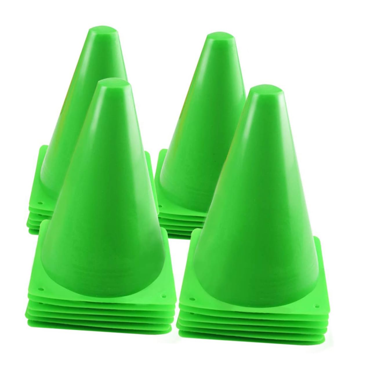 Toddmomy 24piezas Conos De Tráfico Conos De Entrenamiento Materiales Duraderos Fútbol y Deportes