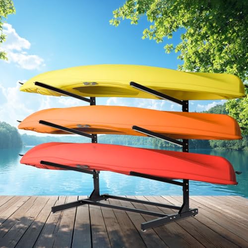 Taelakeni Kayak Storage Rack, Heavy Duty Kayak Freestanding Stand...