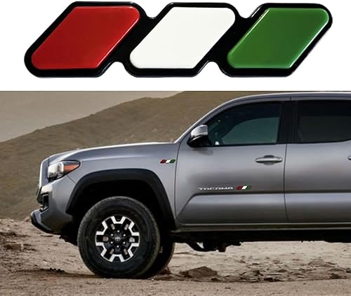 Miniatura 1 de Emblema de repuesto de 3 colores para rejilla de guardabarros TRD, lateral de guardabarros, puertas, trasera, compatible con Toyota 4Runner Tacoma