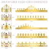 ZYNERY 47 PCS Golden Birthday Crowns with DIY Stickers Kit Paper Crown Party Hats for Kids Classroom School,Prince Princess Birth Decor Gift #2