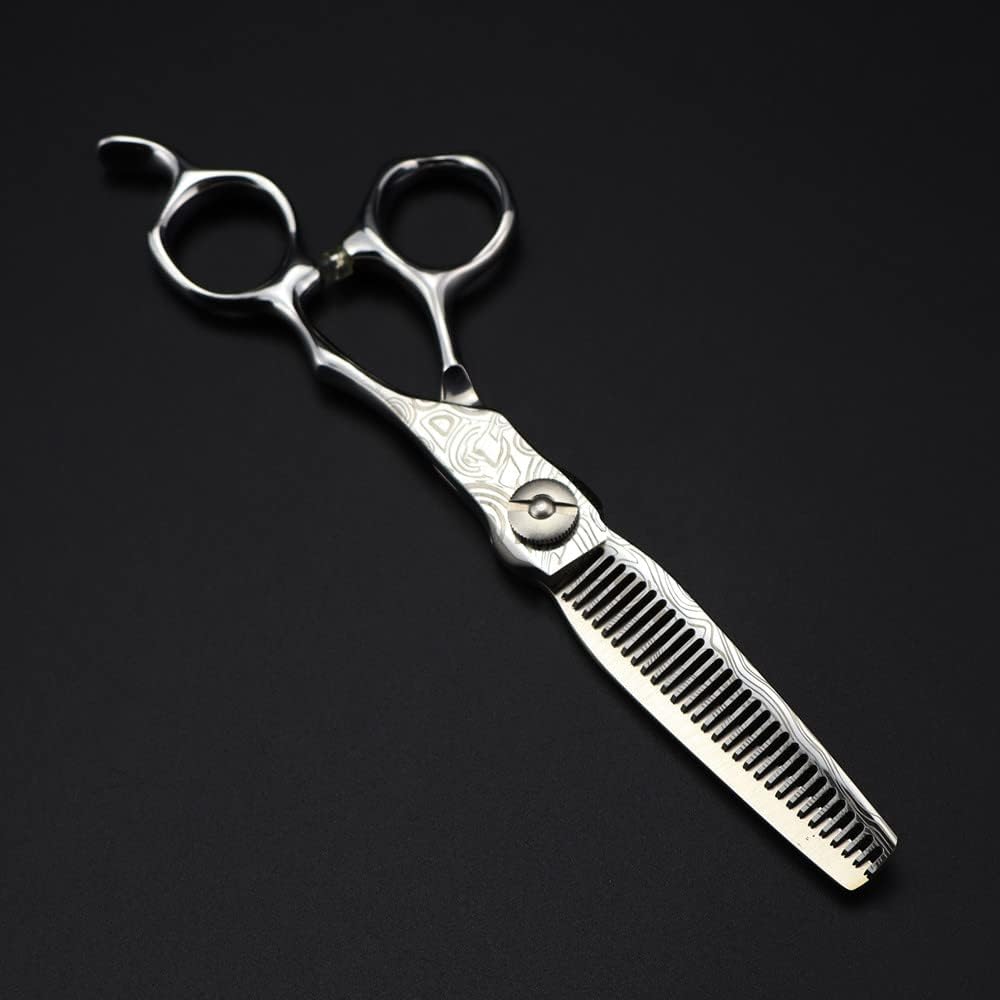 Hair Cutting Shears 6 Inch Professional Upscale Scissor Damascus Hair Scissors Haircut Thinning Barber Tools Cutting Shears Hairdressing Scissors Set