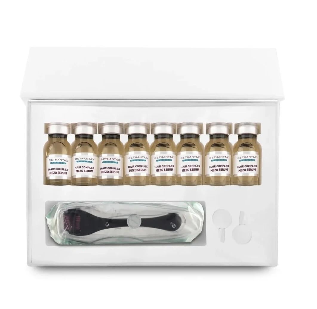 Hair Complex zestaw serum do skóry głowy – zaawansowane dostarczanie peptydów i minerałów dla gęstszych, pełniejszych włosów – odżywcza pielęgnacja skóry głowy z precyzyjną pipetą