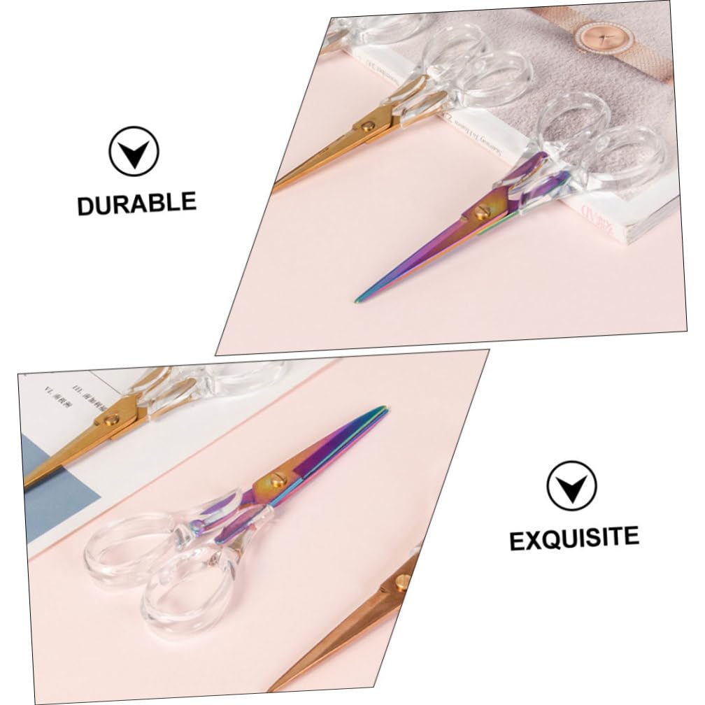 NUOBESTY Lot De 3 Ciseaux Pour Étudiants Fournitures D'Artisanat École Enfants Maison Usage Petit Acier Inoxydable
