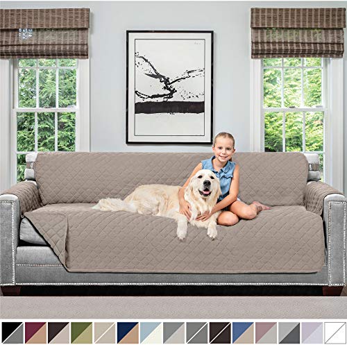 Sofa Shield Original Patent Pending Reversible X-Large Oversized Sofa Protector for Seat Width