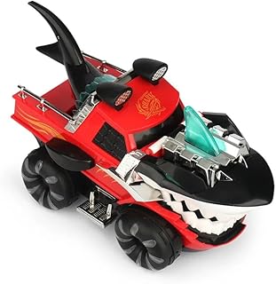 لعبة سيارة حيوان بحري كهربائية – من Next Store مع إضاءة وموسيقى تفاعلية – حركة حركية ذكية على الأسطح – هدية مثالية للأولاد والبنات (احمر)