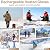 GVDV Hunting Heated Gloves for Men, 7.4V 3400mAh Rechargeable Touch Screen Heating Gloves with 2 Battery Packs, Winter Hand Warmers Glove for Outdoor Hunting Fishing Shooting Hiking, Camouflage, L