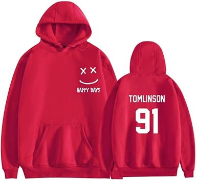 Balangzi Unisex Felpa con Cappuccio - Louis Tomlinson 91 - One Direction 1D  - Uomo Donna Unisex Cappotto Felpa- XXS-XXXXL : Amazon.it: Abbigliamento