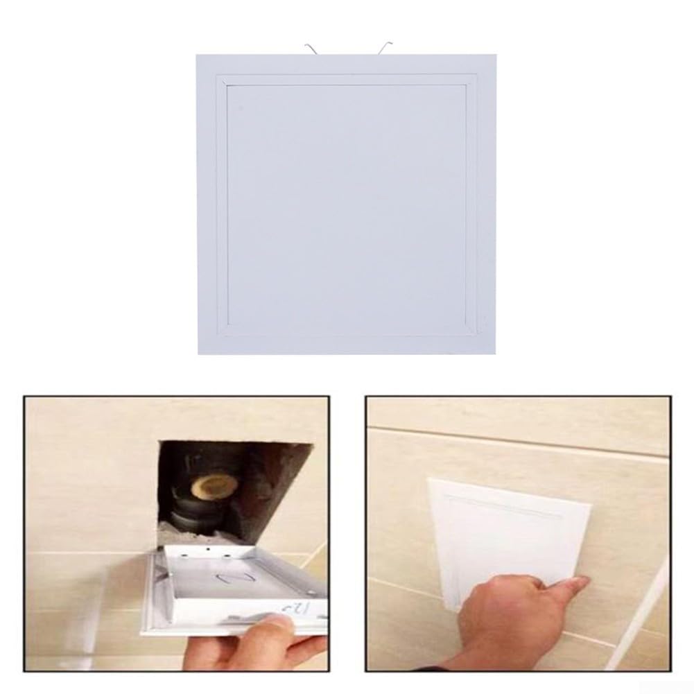 Revisionstür Aus Verzinkter Aluminiumlegierung 200x200 Mm – Wartungsklappe Für Sanitär, Heizungsverteiler, Ventile, Abwasser, Elektro- & Telekommunikationssteuerungen