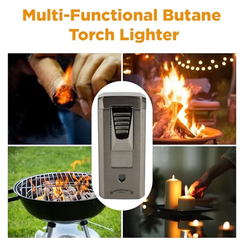 Encendedor soplete doble llama butano Hammersmith miniatura 7