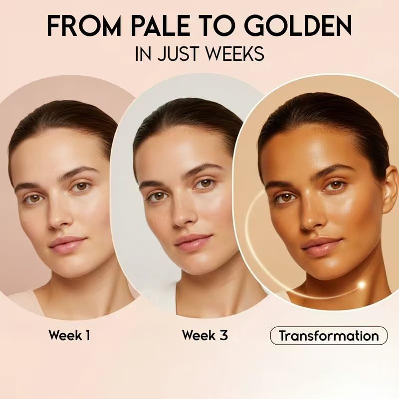 Abbronzatura - Supporta la naturale luminosità dorata, l'elasticità della pelle e le proprietà anti-età, combattendo lo stress ossidativo indotto dal sole - Non OGM - Vegano