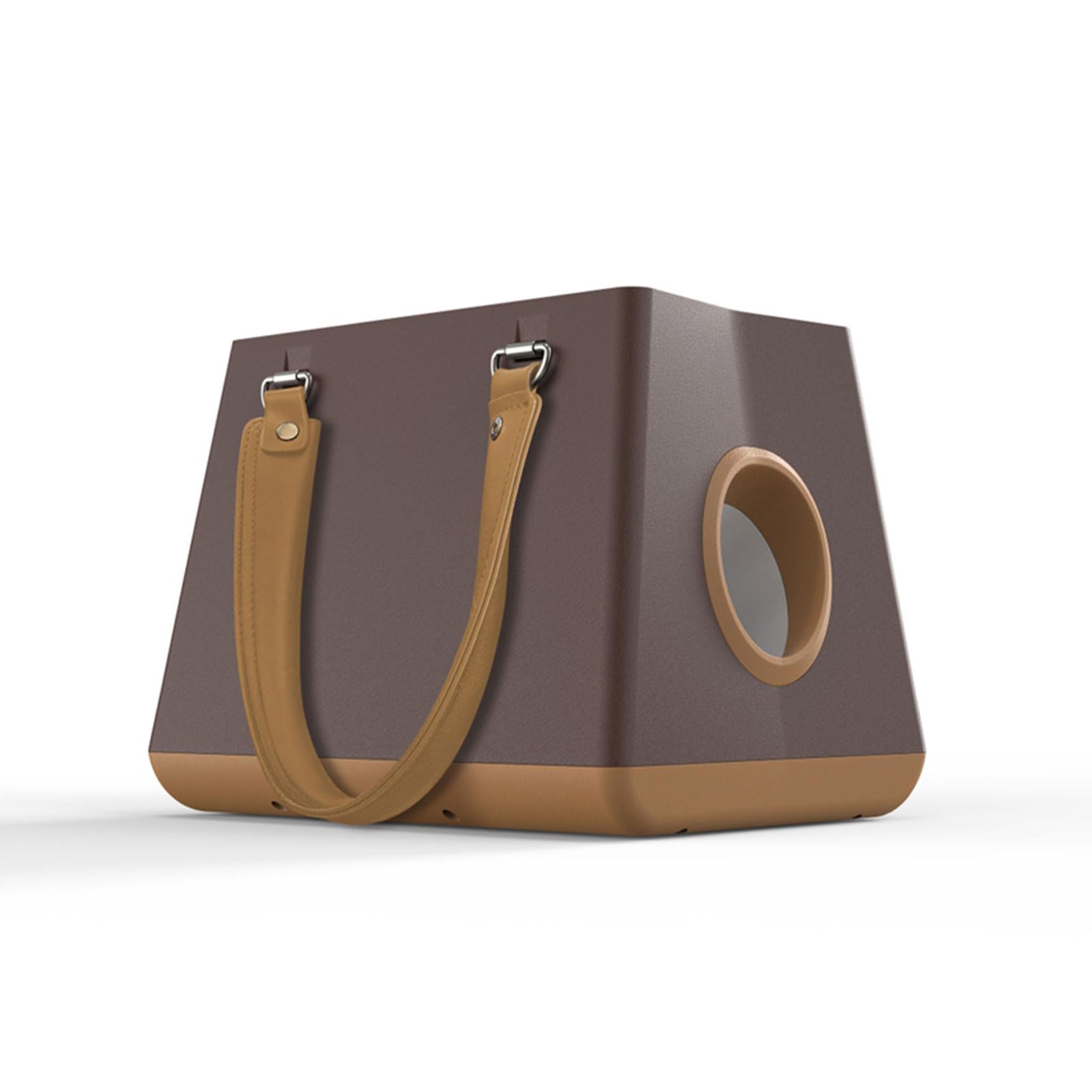 MEKAPLE Lanzador automático de bolas para perros estilo bolso con 4 bolas EPTU