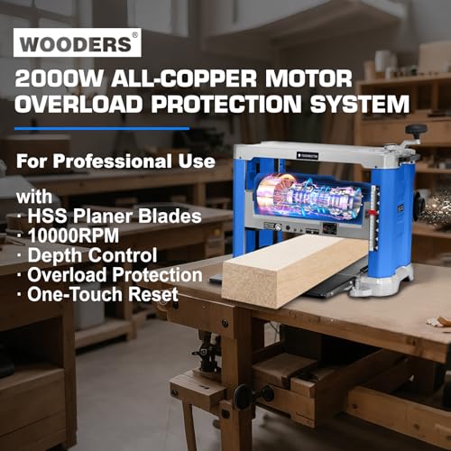 WOODERS 13-Inch Benchtop Planer