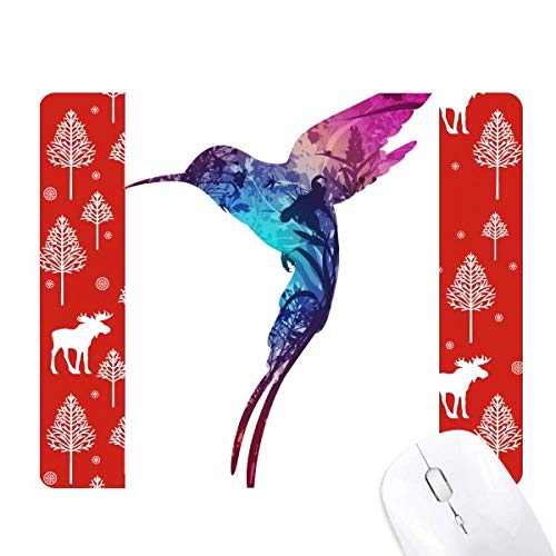 Amoureux oiseaux colorés et souris de Noël cadeau idéal passionnés nature