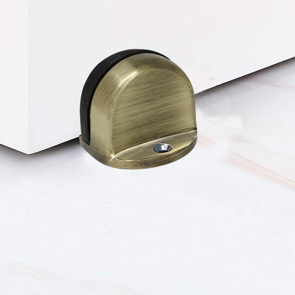Volo Premium Floor Door Stopper with Screws, Door Stopper to Stop Door for Home and Office (Antique 1.5" Floor Stopper) 2