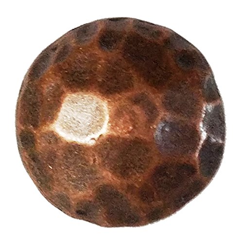 25 Small Clavos Rustic hamered Nailheads in Antique Copper About 3/4 inch