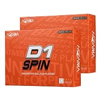 Amazon.co.jp: 【2ダースセット】本間ゴルフ HONMA D1 SPIN ボール