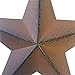 YUMBOR Rainbow Handcrafts Rustic Metal 3D Barn Star Patriotic Wall Decor Country Primitive July 4th Decoration 8 Inches